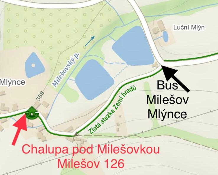 Pokoje V Chalupe Pod Milesovkou Velemin Bagian luar foto